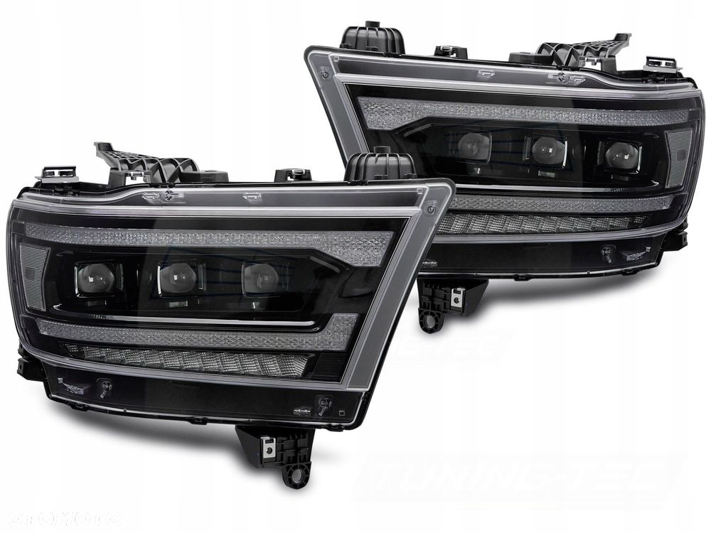 Reflektor Lampa kpl Vland Full Bi Led Neon Tuning Dodge Ram V 5 1500 19-24 - 2