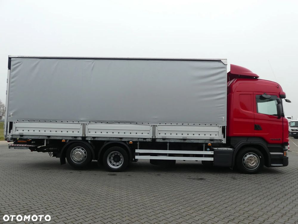 Scania R410 6x2 / BURTO FIRANKA 7.70 + WINDA / ZSUWANY DACH / EURO 6 / - 8