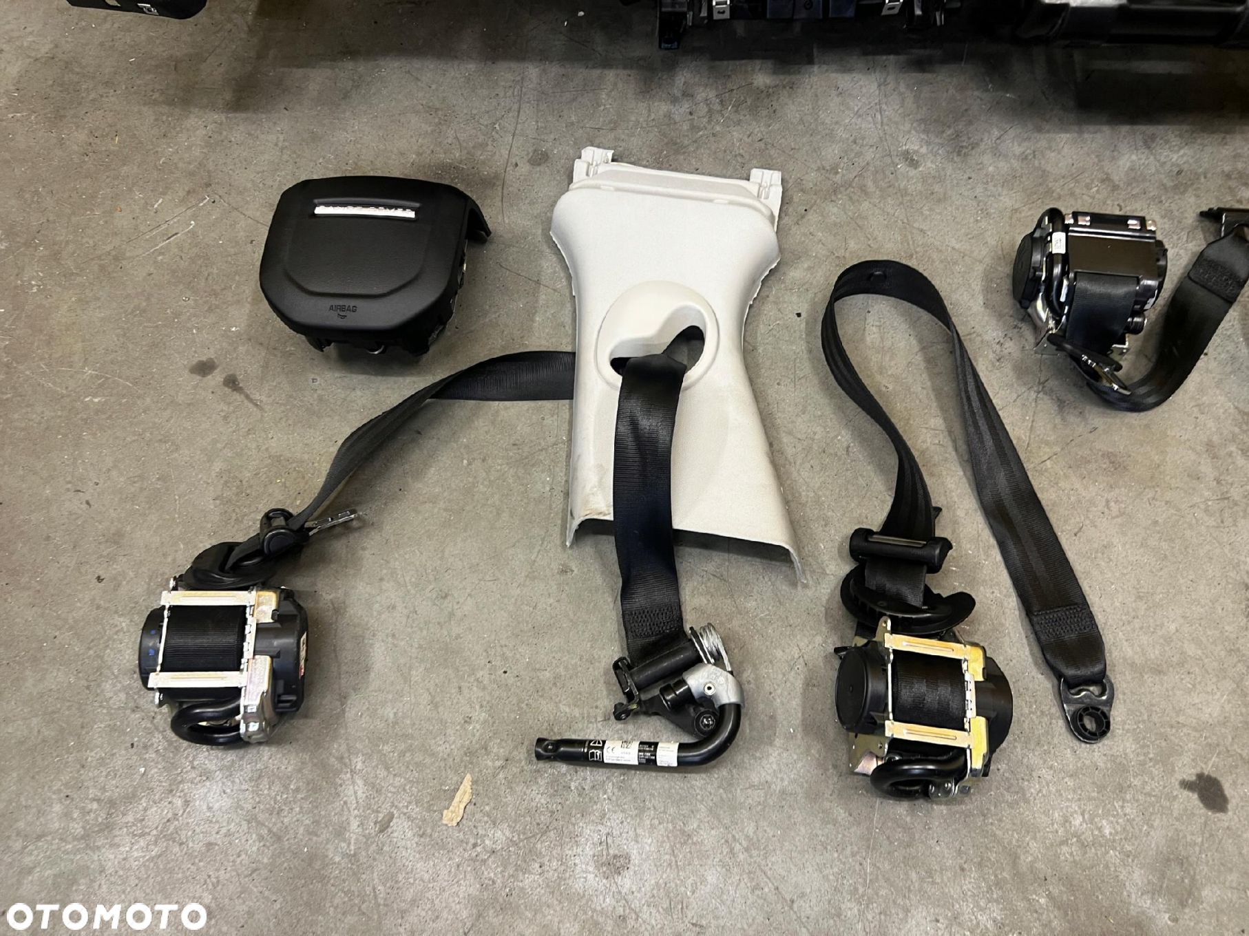 DESKA KONSOLA AIRBAG PODUSZKI 4X PASY NAPINACZE RANGE ROVER VELAR L560 HUD - 6