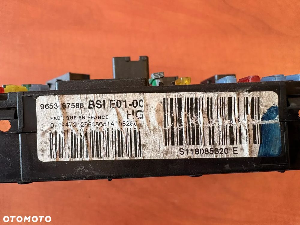 STEROWNIK MODUŁ BSI CITROEN BERLINGO XSARA PICASSO PEUGEOT 965367580 - 2