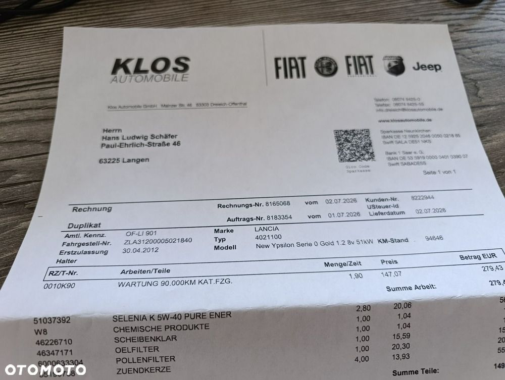 Lancia Ypsilon 1.2 8V Gold S&S EU6 - 27