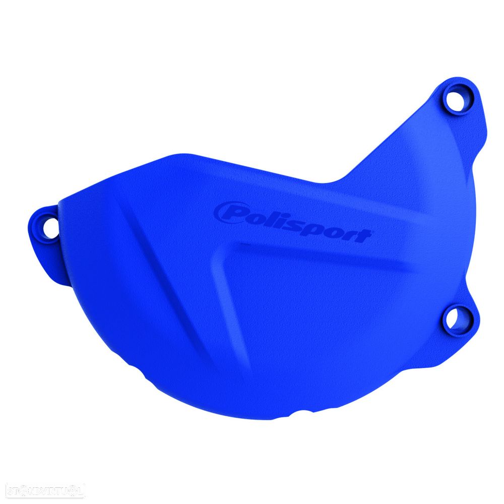 protetor tampa de embraiagem polisport azul yamaha wr 450 - 1