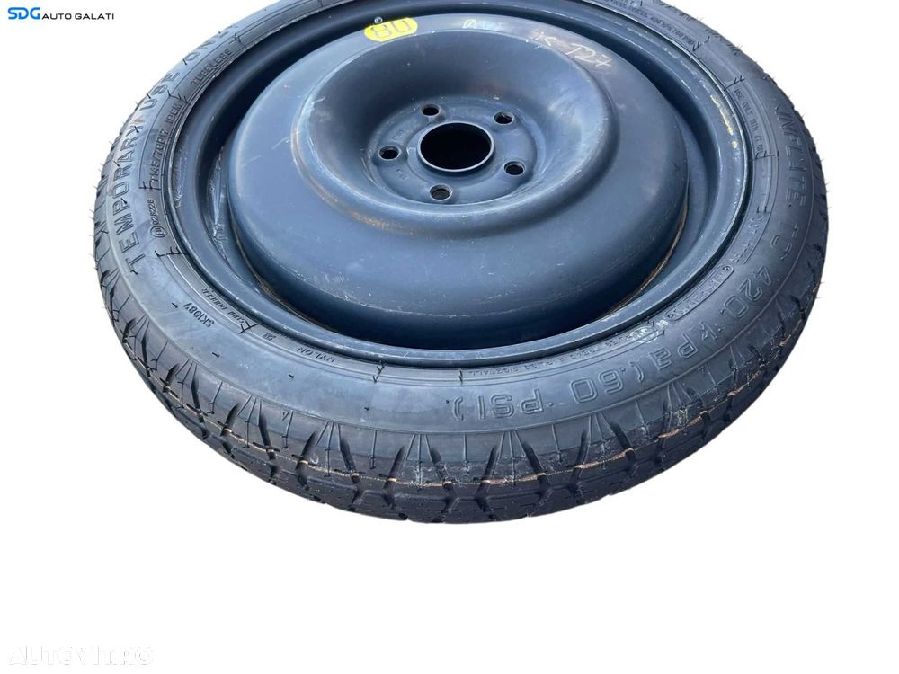 Roata Janta Rezerva Tabla Slim 5x112 T125 70 18 R18 Volkswagen Golf Plus 2004 - 2014 Cod 1K0601027B [M8015] - 5