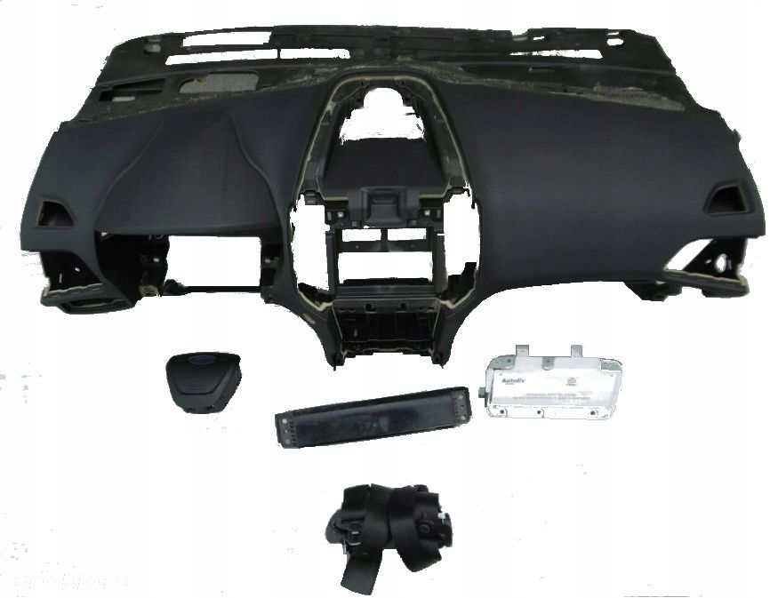 FORD S-MAX MK2 | GALAXY MK4 DESKA PODUSZKI PASY KOMPLET - 1