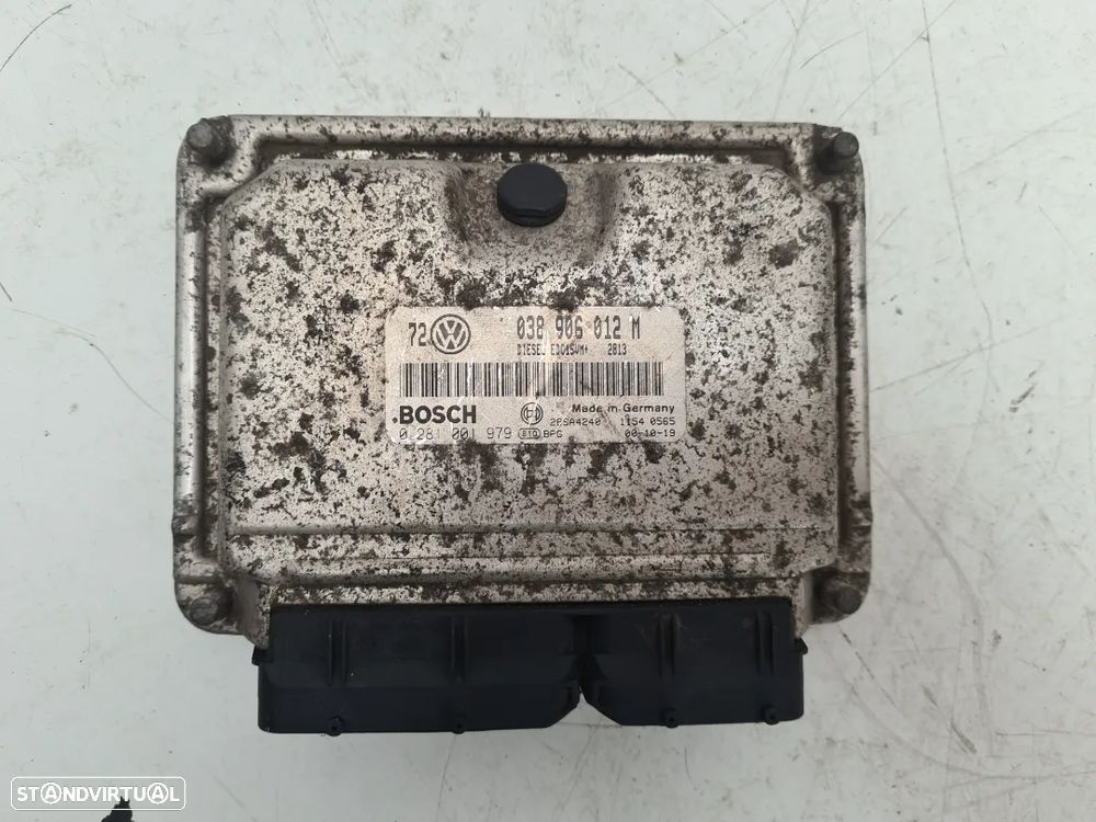 CENTRALINA ECU BOSCH ORIGINAL 038906012M 0281001979 ALH VW VOLKSWAGEN GOLF IV 4 MK4 1.9 TDI 90CV ALH SHARAN ALHANBRA - 5