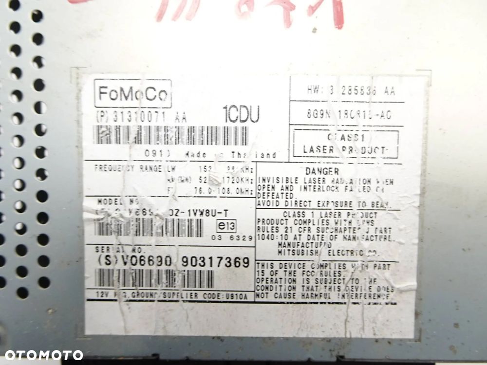 radio cd volvo v70 iii s80 ii - 4