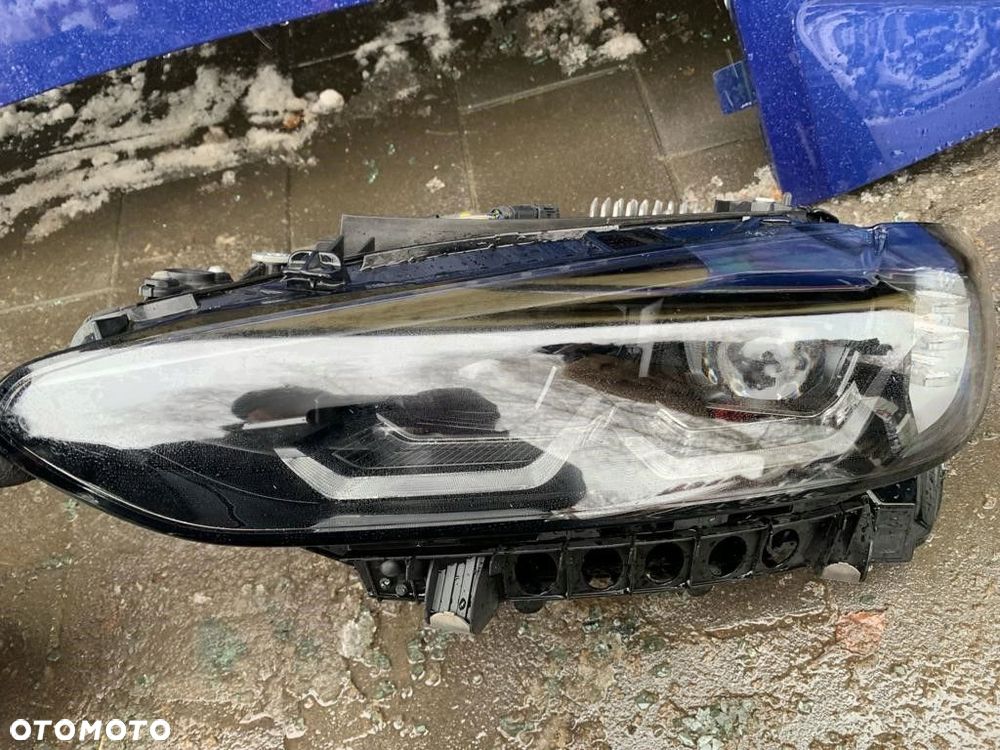 ZDERZAK MASKA LAMPA KOMPLETNY PRZÓD BMW 4 G22 LIFT M-PAKIET LED - 6