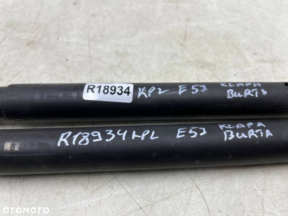 Siłownik BMW X5 E53 99-06r. teleskop sprężyna gazowa bagażnika klapy dolnej burty KOMPLET 8402195 - 3
