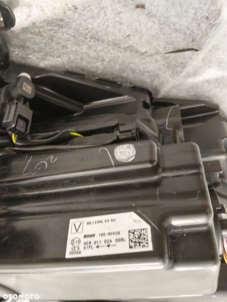 Nissan Qashqai J12 FULL LED KOMPLET LAMP PRZEDNICH ŻÓŁTA NAKLEJKA 100-8D02G - 13