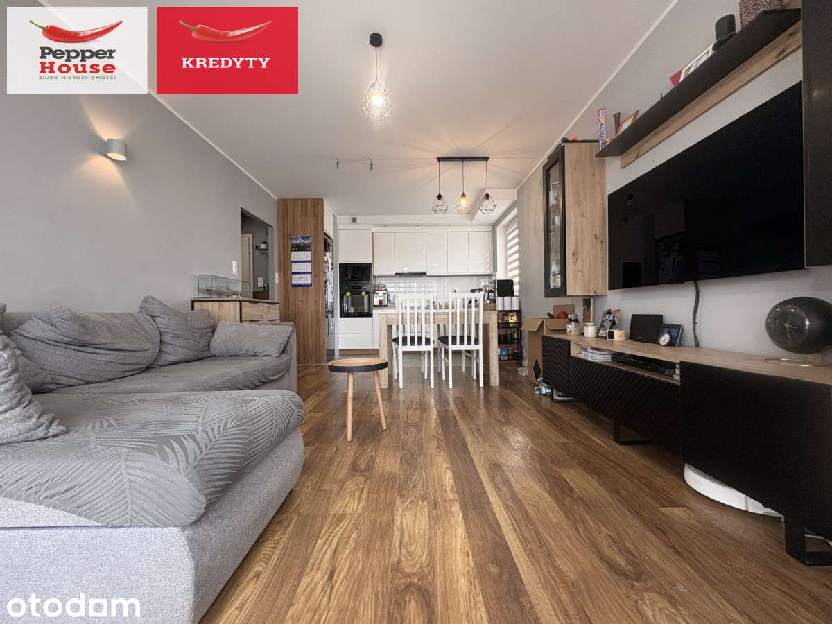 3 pokoje 59,5m2 + 2 miejsca postojowe Gdańsk Niepo
