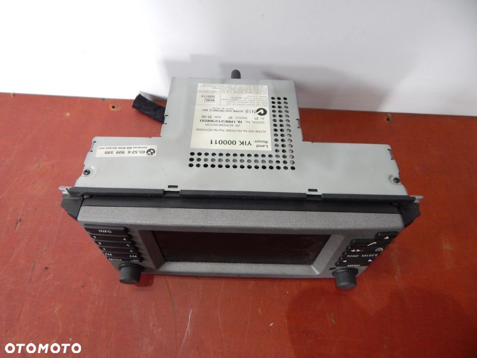 Radio wyświetlacz RANGE ROVER vogue L322 01-12 Łuków części - 3
