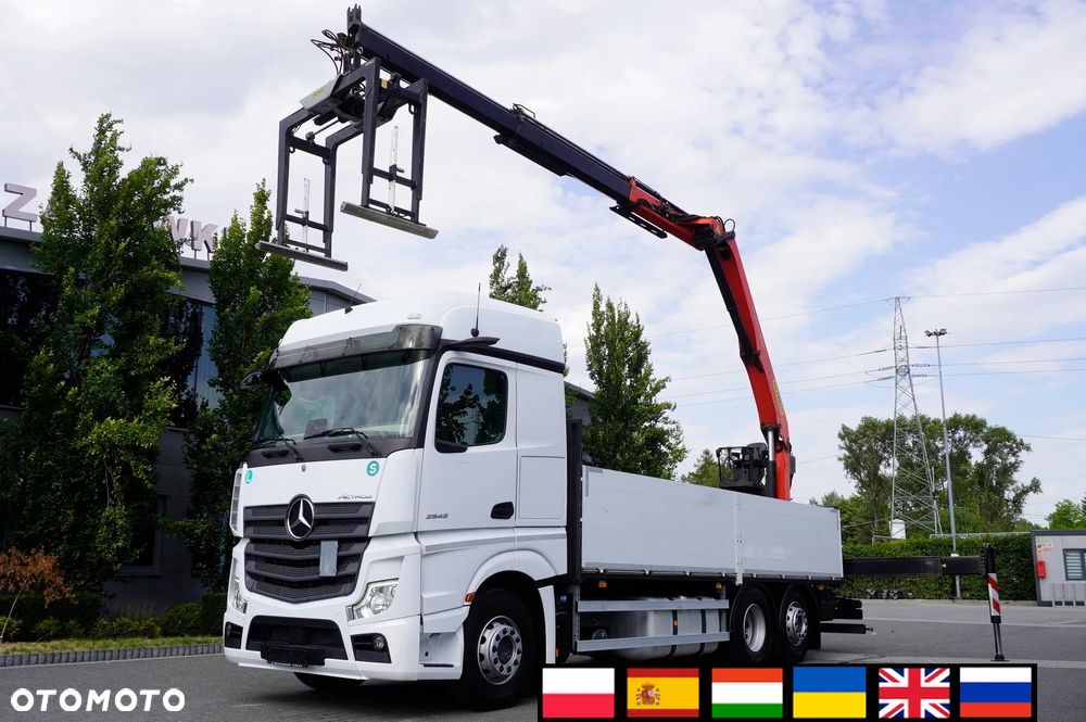 Mercedes-Benz Actros 2545 MP5 / 100 tys. km / HDS Palfinger PK 18.001L SLD A / oś skrętna / 3 szt._259279 - 1
