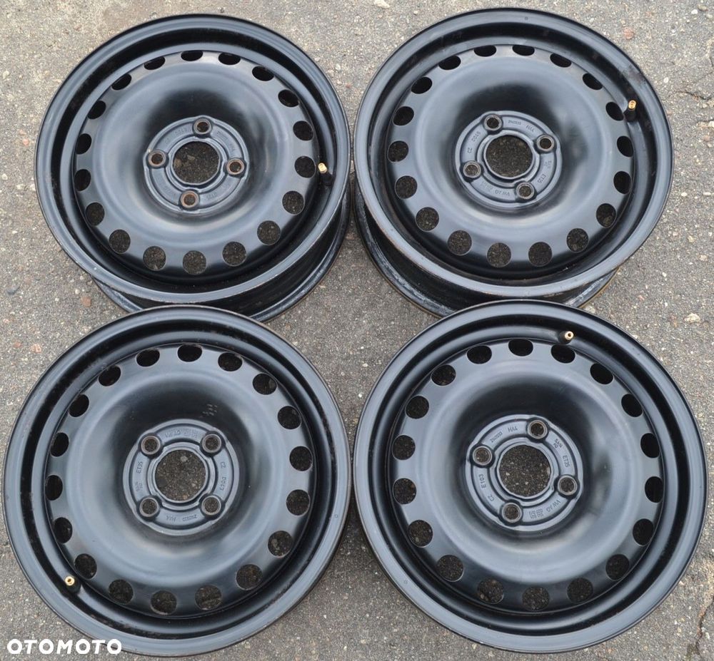 FELGI STALOWE OEM VW SKODA SEAT 4x100 5J14 ET 35 x4szt F-421 - 1