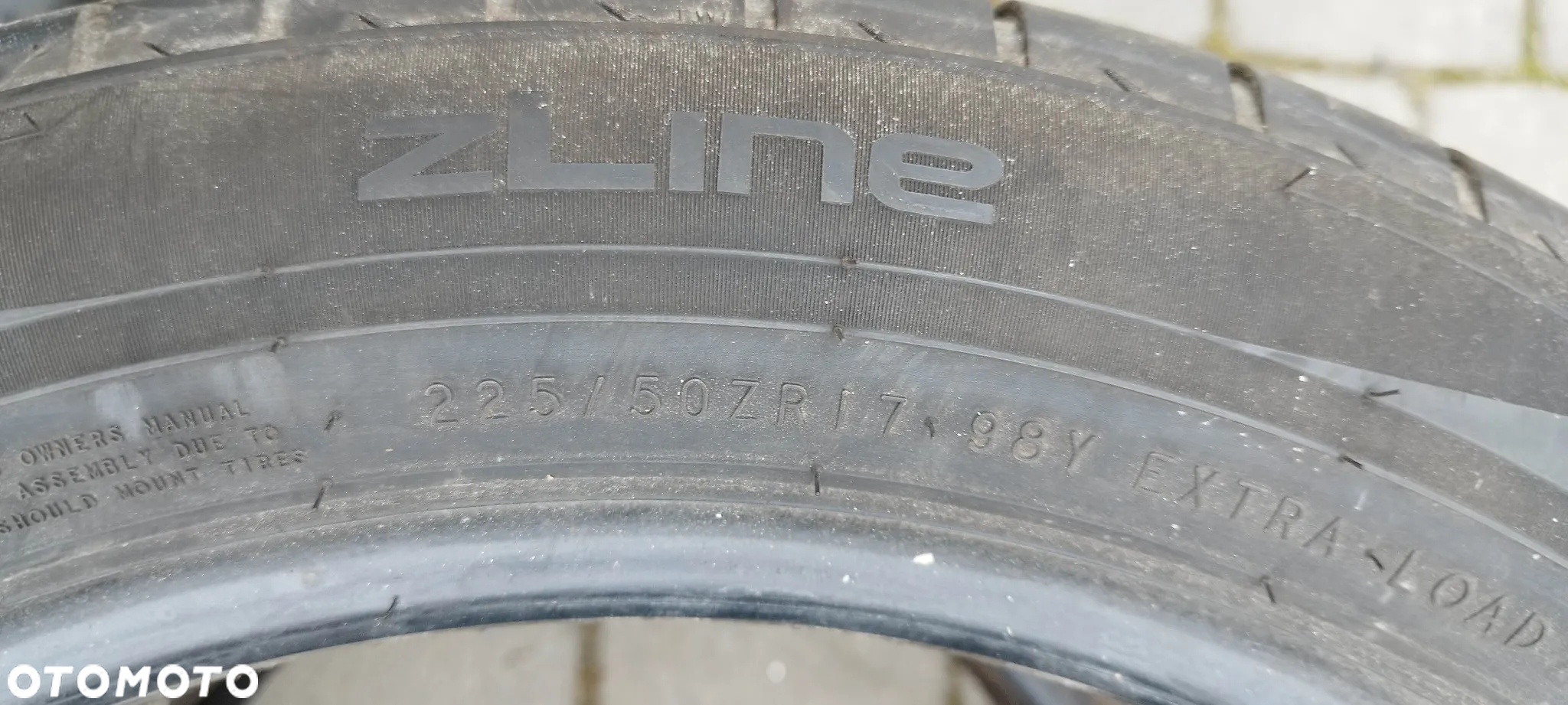 225/50/17 nokian zline - 2