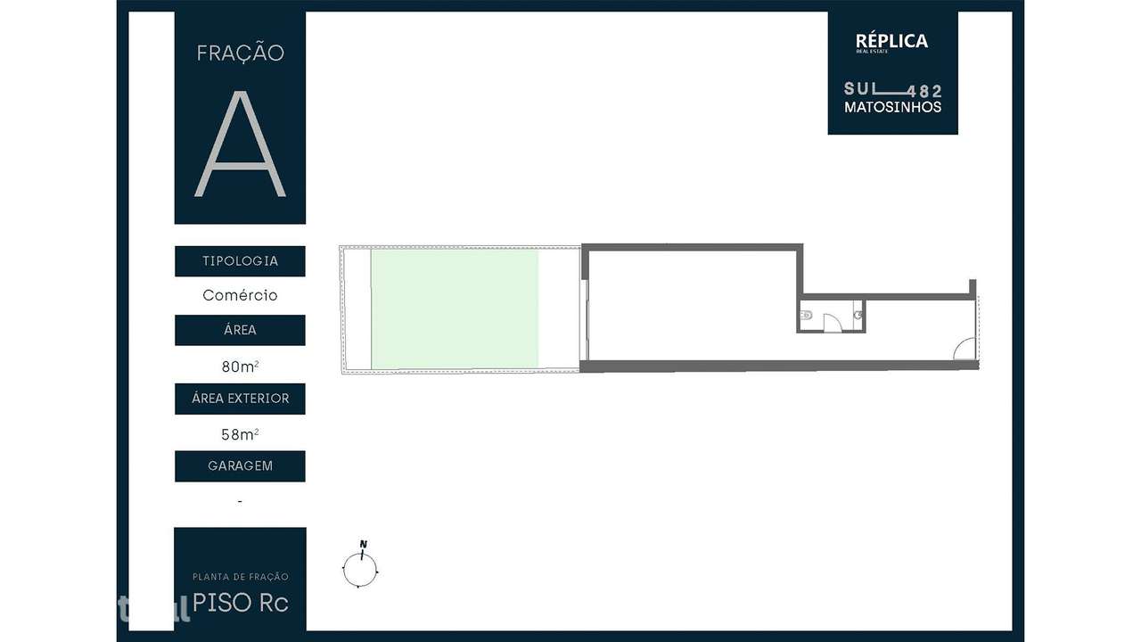 Loja Matosinhos Sul | Loja Nova Porto com Terraço | Sul 482 - Grande imagem: 3/4