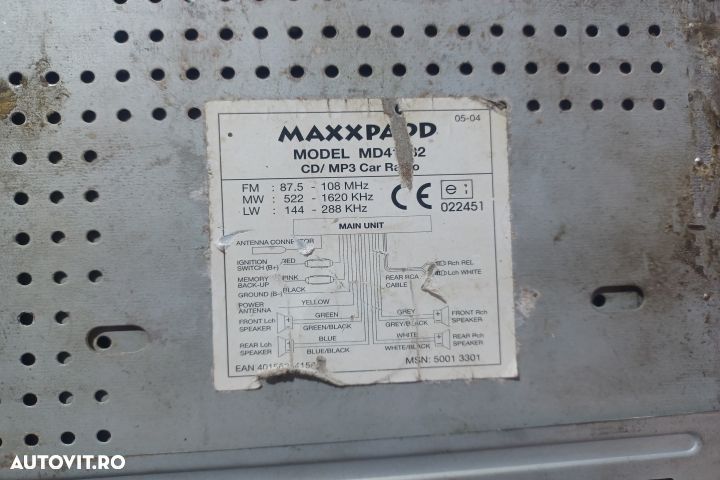 Radio cd UNIVERSAL Opel Zafira Family [facelift] [2008 - 2015] Miniva - 5