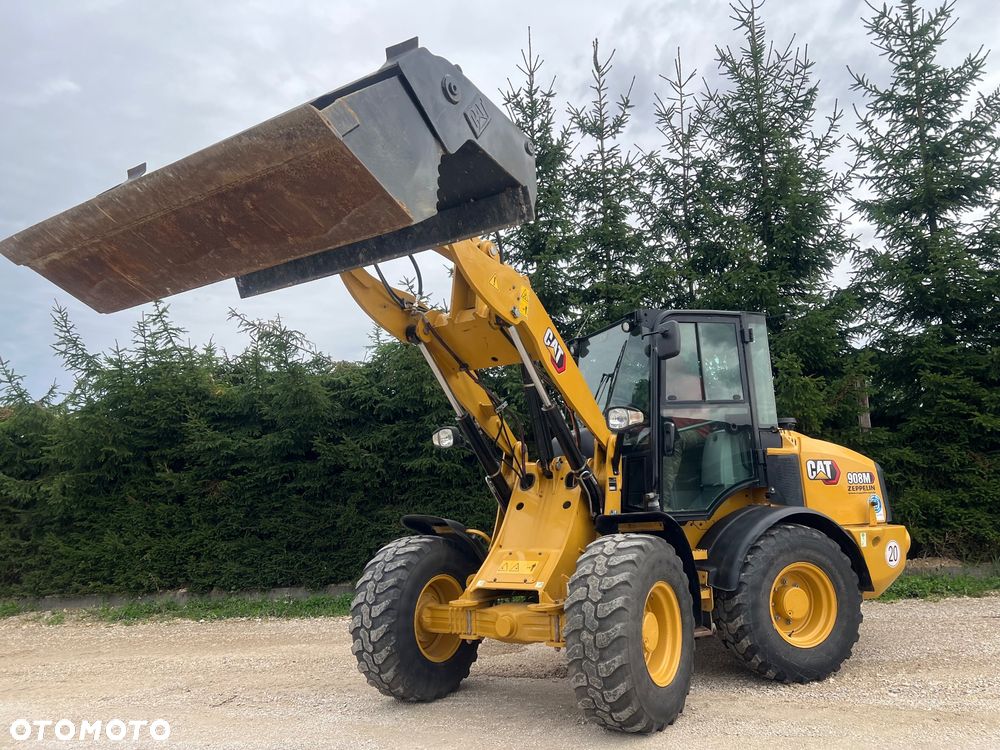 Caterpillar ŁADOWARKA CAT 908M 21r łyżka szczęka widły krokodyl 906 907 H przegubowa łamana Catepillar - 20