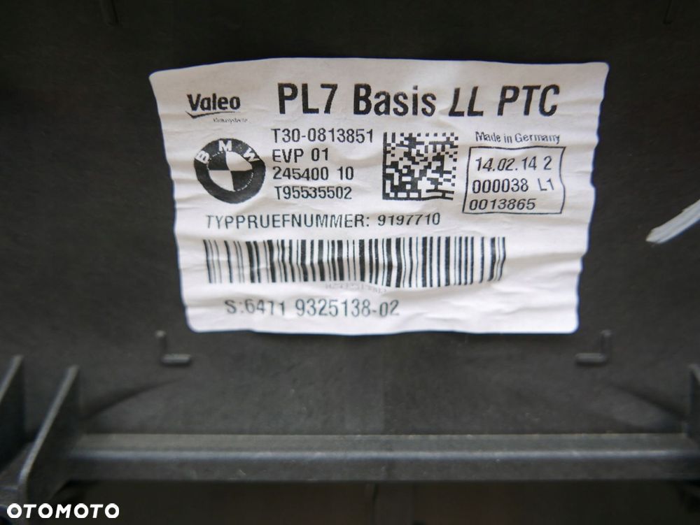 bmw f20 f21 f22 nagrzewnica klimatyzacji dmuchawa - 3