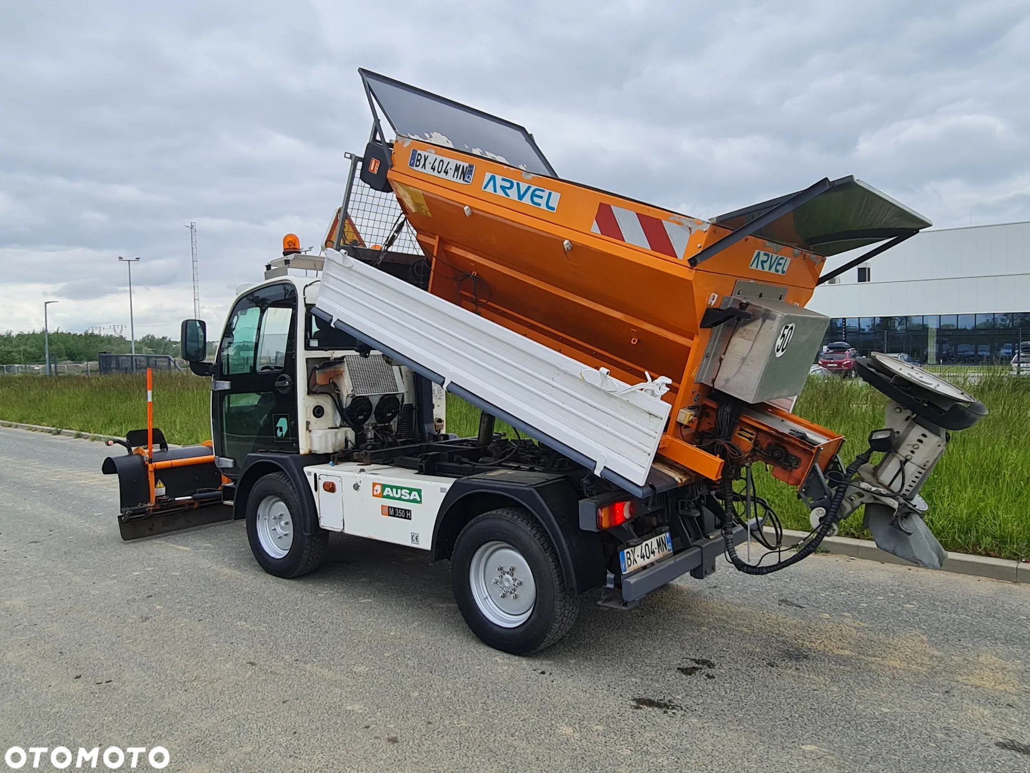 Multicar Tremo 2011 Ausa M350H Wywrotka 4x4 Solarka Arvel Pług Ladog Kompletny Zestaw - 28