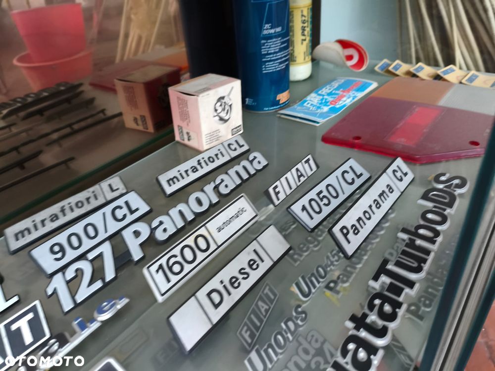 EMBLEMATY FIAT LANCIA 126 125 127 131 uno panda ritmo 1100 1500 prisma oraz inne.... - 14