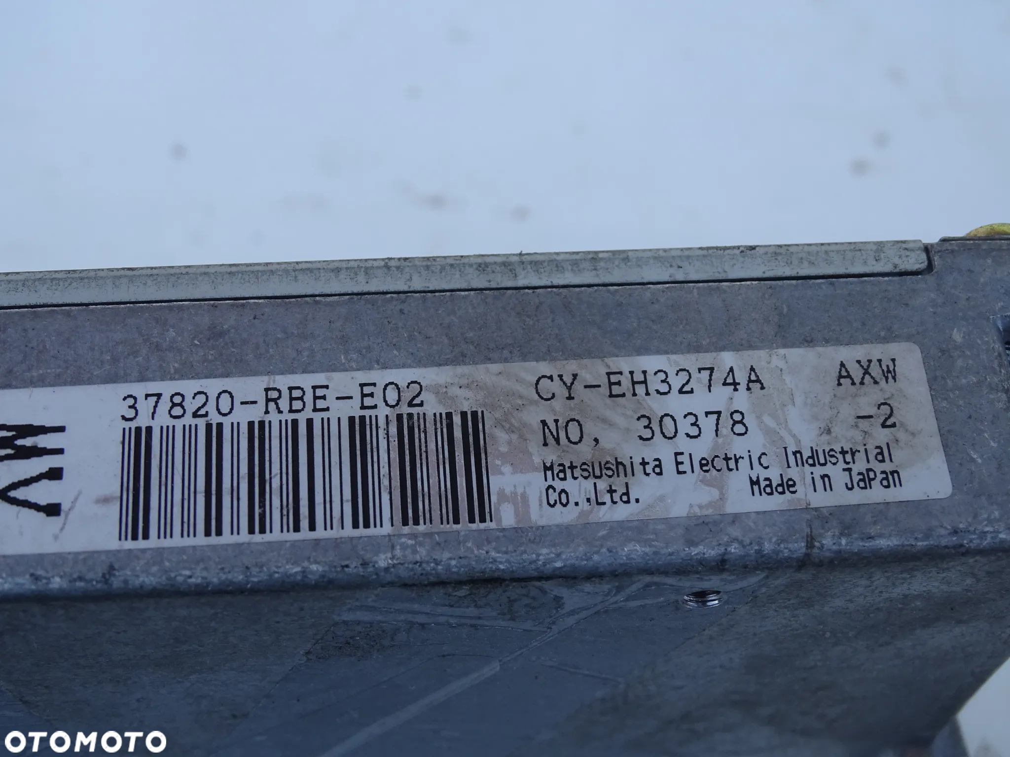 STEROWNIK KOMPUTER SILNIKA HONDA ACCORD VII 37820-RBE-E02  F-VAT - 4