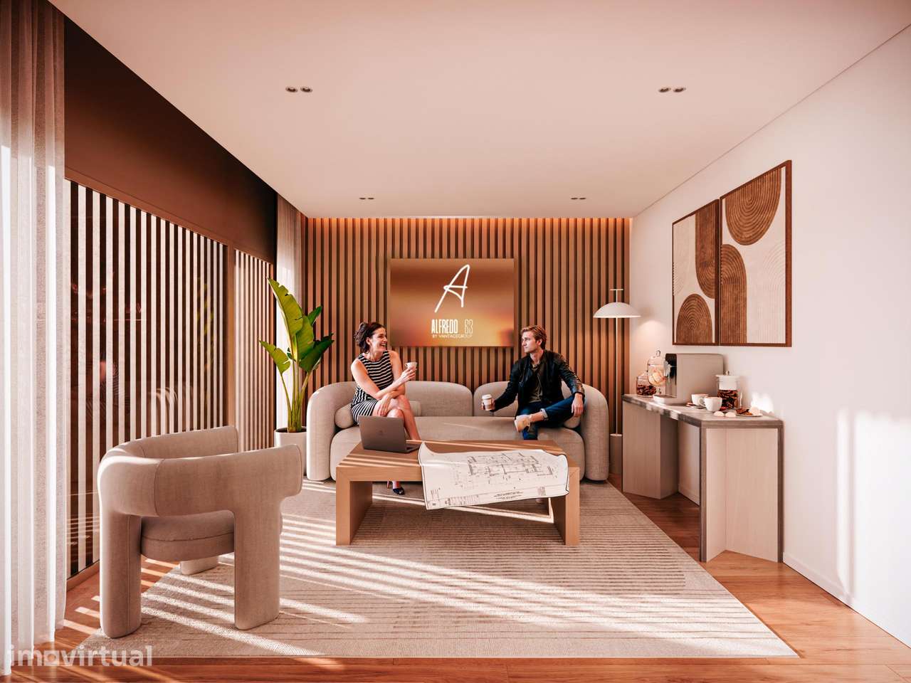 Apartamento T1+1 no Centro de Matosinhos. - Grande imagem: 5/10