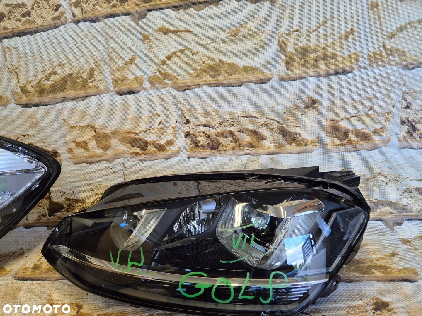 vw golf 7 VII 5g1 941751 xenon skrętny led na 3 moduły lewa lampa - 5