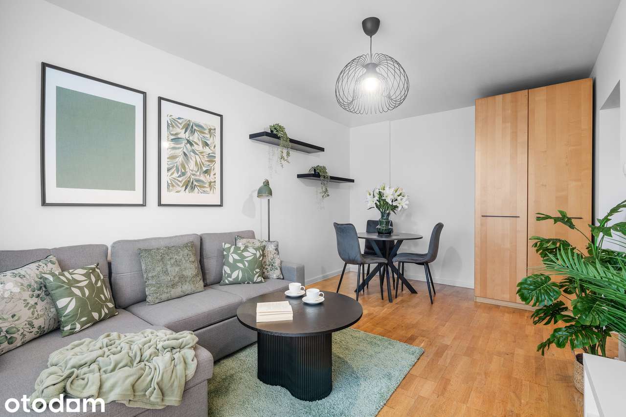 2 pokoje z oddzielną kuchnią po remoncie | balkon z widokiem na zieleń