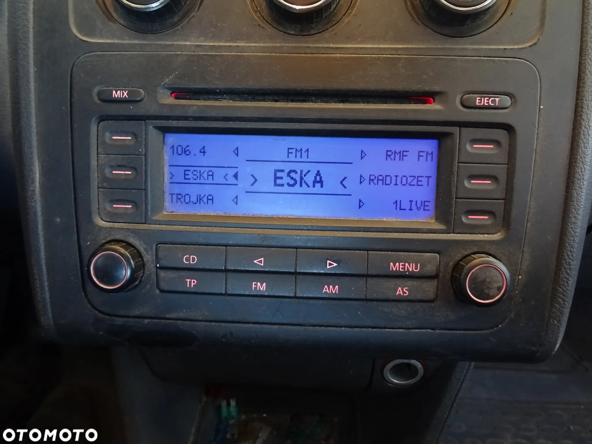 RADIO ODTWARZACZ RCD300 VW TOURAN CADDY GOLF PASSAT ZMIENIARKA - 11
