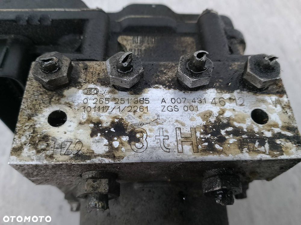 POMPA ABS MERCEDES-BENZ SPRINTER W906 A0074314612 0265251365  2.2 CDI - 3