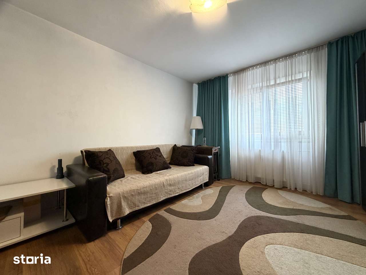 Apartament cu 1 camera, 22 mp utili, etaj 3, mobilat-zona Buziasului — fotografia 1