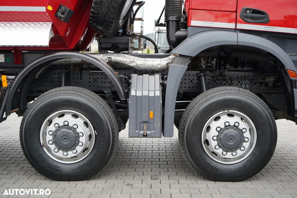 Mercedes-Benz AROCS 4145 / 8x8 / BASCULATOR SPATE / KH KIPPER / MANUAL / ANVELOPE 100% / EURO 6 - 21