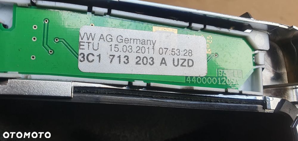 Gałka mieszek zmiany biegów automat DSG VW Passat B6 3C1713203A - 7