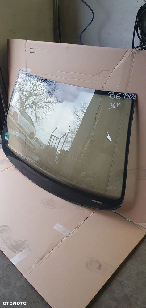 Szyba czołowa przód przednia pod sensor VW Passat B6 AS1 - 2