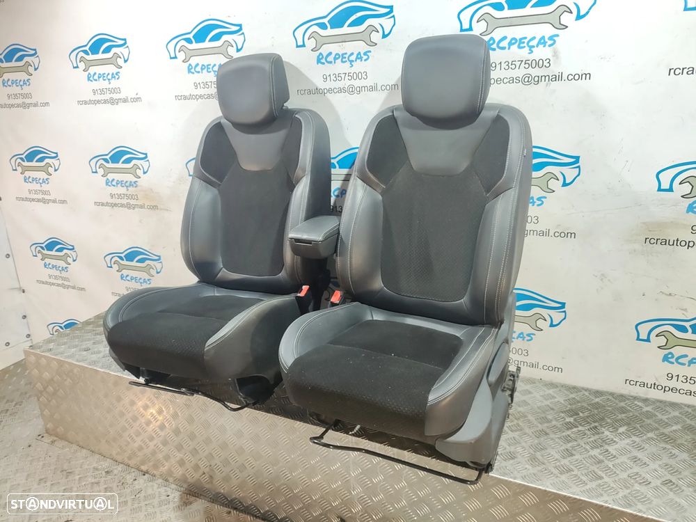 Conjunto Bancos Originais Frontais Frente Renault Clio IV 4 Pele Tecido - 3