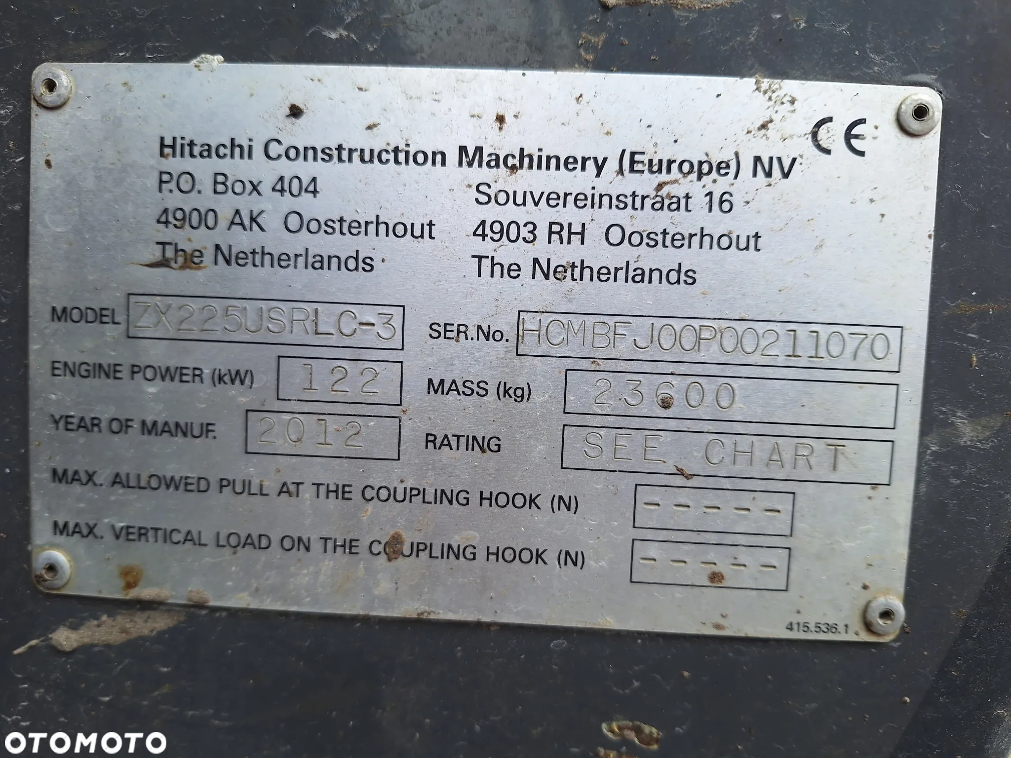 Hitachi ZX225 - 8