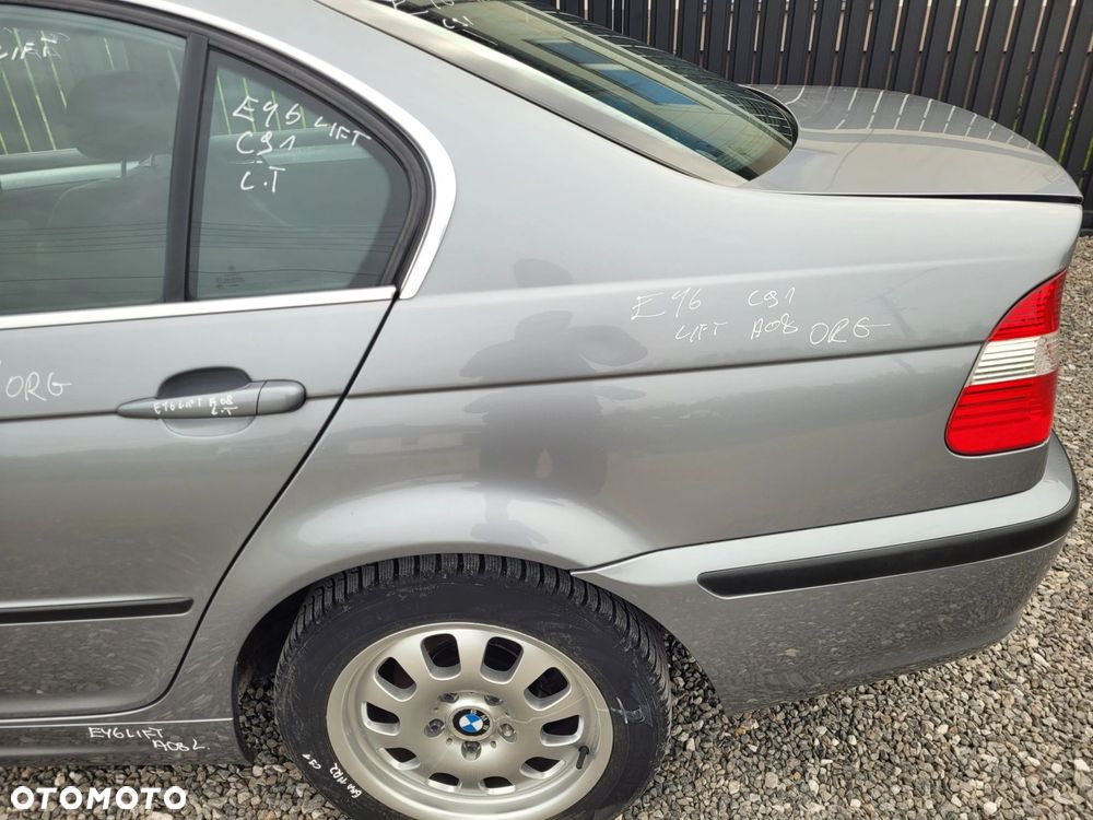 ĆWIARTKA LEWY TYŁ TYLNA BMW E46 SEDAN LIFT A08 ORG LAKIER C91 - 1