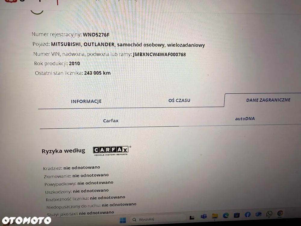 Mitsubishi Outlander 2.0 Intense + NAVI 2WD EU5 - 2