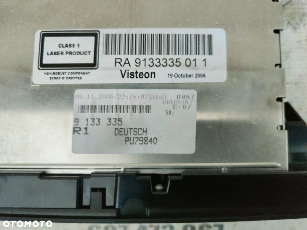 BMW E81 E84 E87 E90 E91 Radio CD Business 9133335 - 4