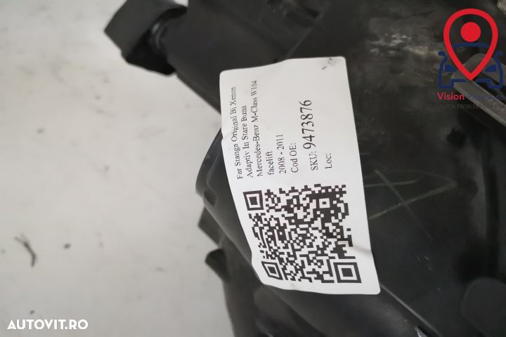 Far Stanga Original Bi Xenon Adaptiv In Stare Buna America ML Mercedes - 9