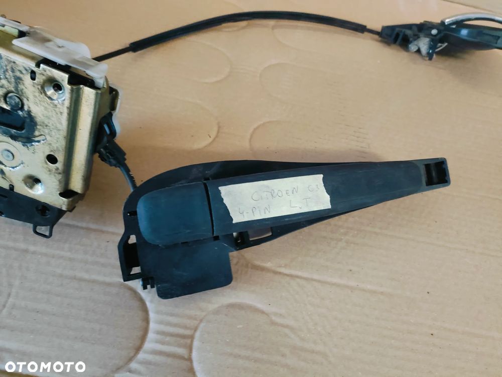 CITROEN C3 I 02- ZAMEK LEWY TYŁ 4-PIN - 3