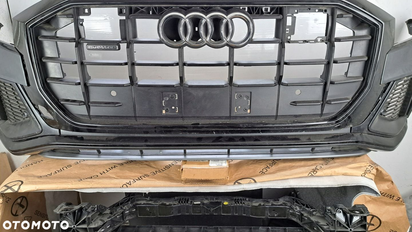 ZDERZAK AUDI Q8 S-LINE 2019-2023 4M 4M8 BLACK LINE OE - 2