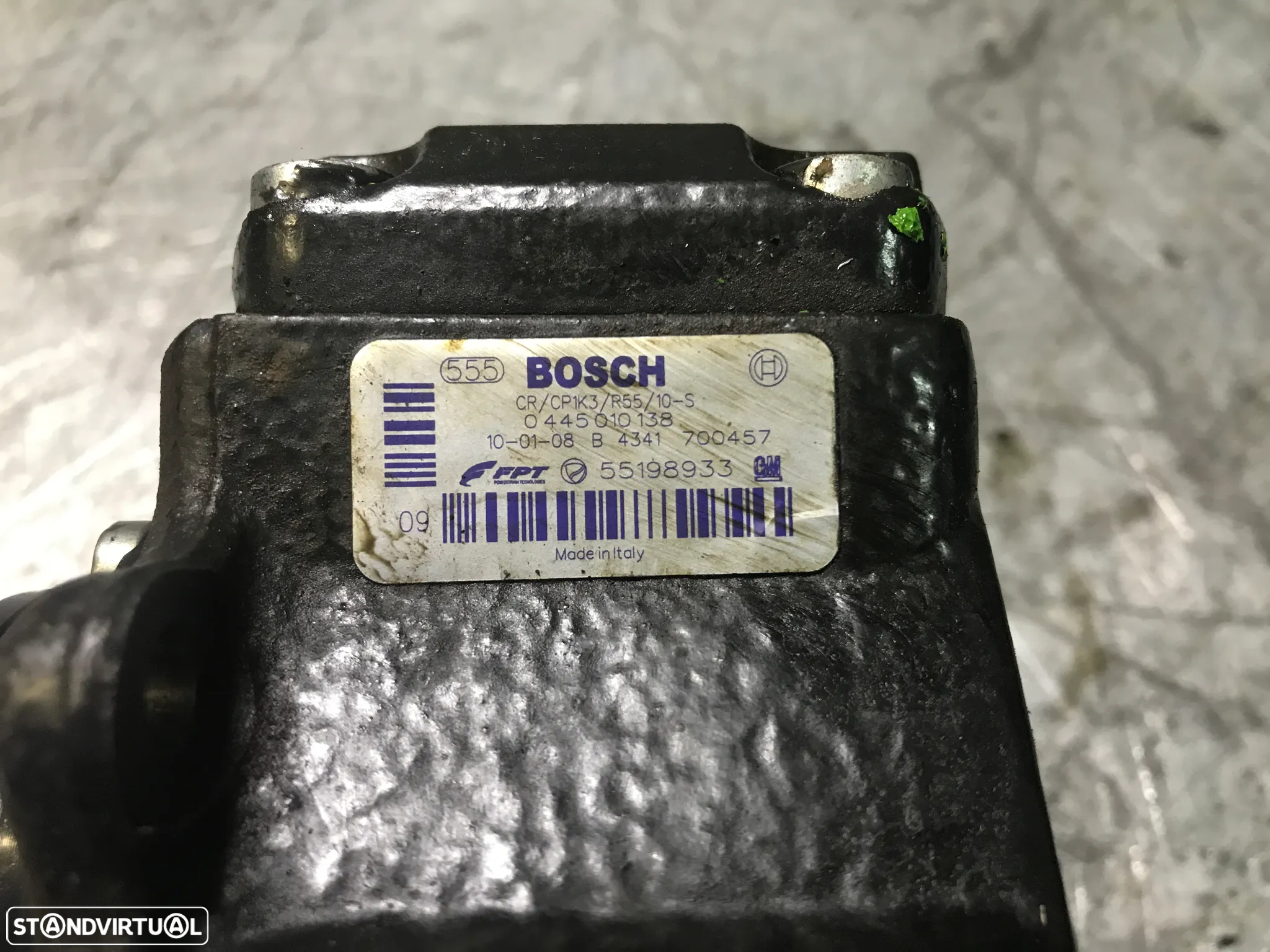BOMBA INJECTORA / ALTA PRESSÃO OPEL CORSA D 1.3CDTI REF. 55198933 0445010138 - 3