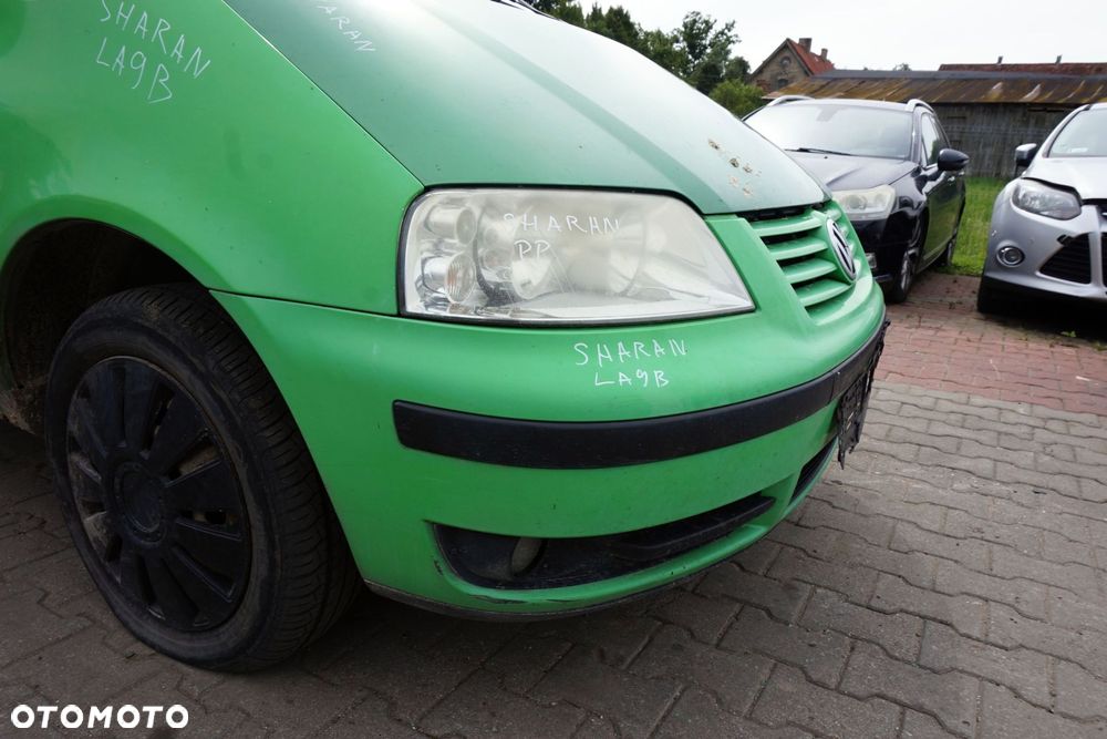ZDERZAK PRZEDNI SHARAN I MK1 LIFT 7M9 LA9B  ZIELONY VOLKSWAGEN 2000-2010 - 4