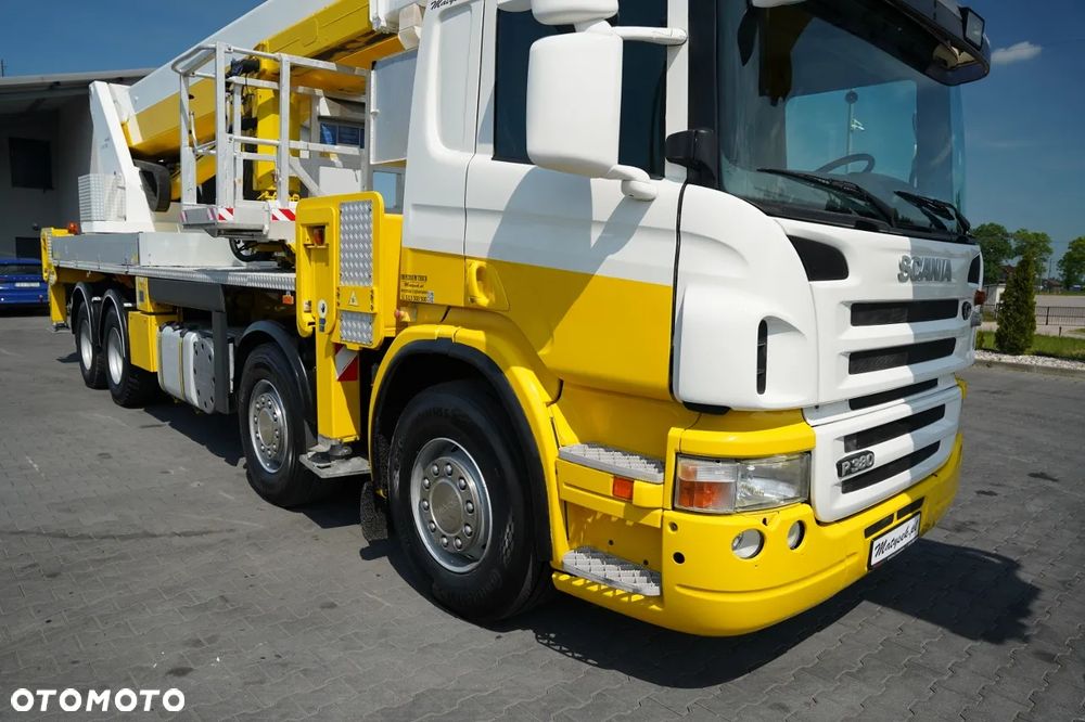 Scania P 380 / 8x4 / PODNOŚNIK KOSZOWY / PALFINGER WT 700 / WYSOKOŚĆ ROBOCZA 70 M / - 8