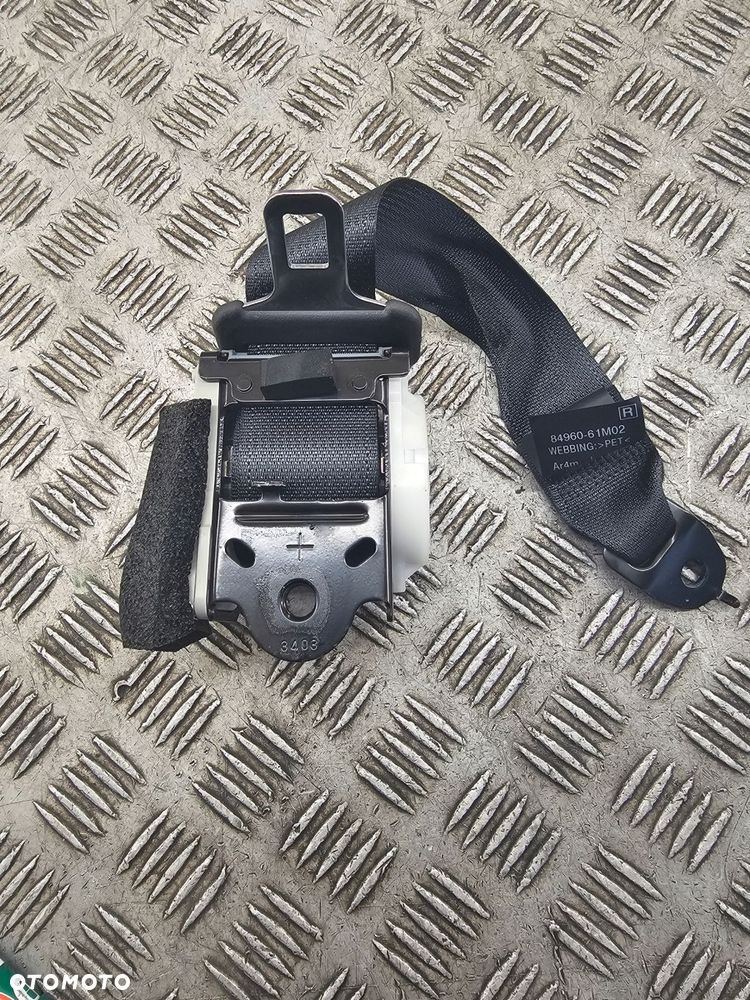 suzuki s-cross pas bezpieczeństwa prawy tył tylny 23r 84960-61m02 - 2
