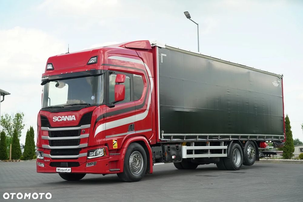Scania R 410 / FIRANKA 9,5 M  / 6x2 / OŚ PODNOSZONA / WINDA DHOLLANDIA  / EURO 6 - 1