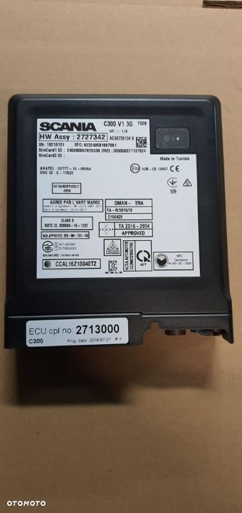 Nowy sterownik 2018r. GPS C300 V1 3G Scania 2727342 - 1