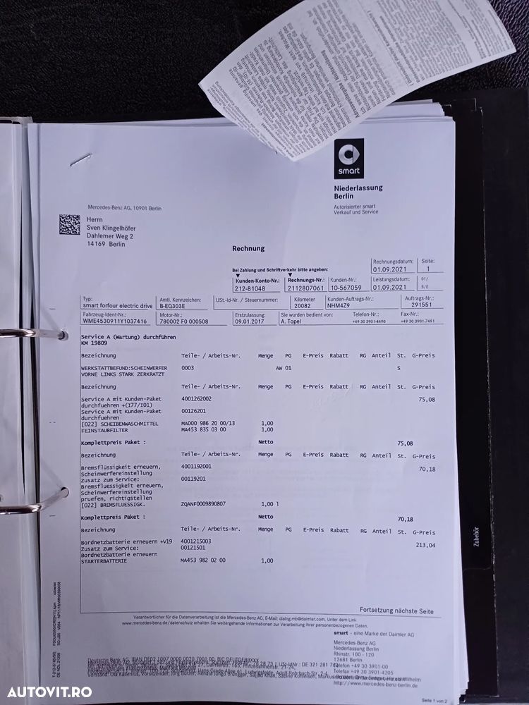 Smart Forfour EQ passion edition nightsky - 21