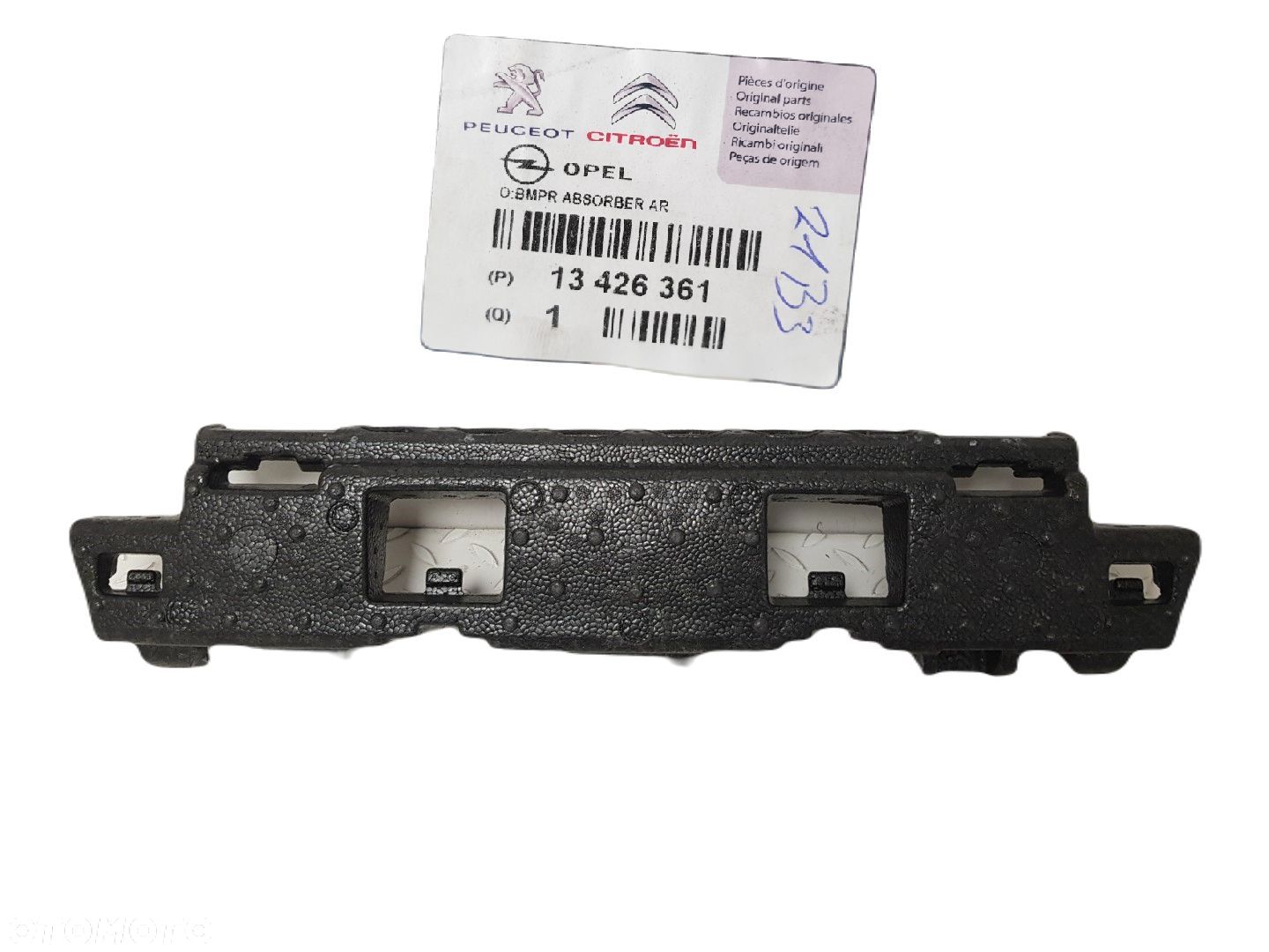 FABRYCZNIE NOWY ORYGINALNY ABSORBER WZMOCNIENIE PIANKA ZDERZAKA TYLNEGO TYŁ OPEL ASTRA KOMBI K V 5 - 1